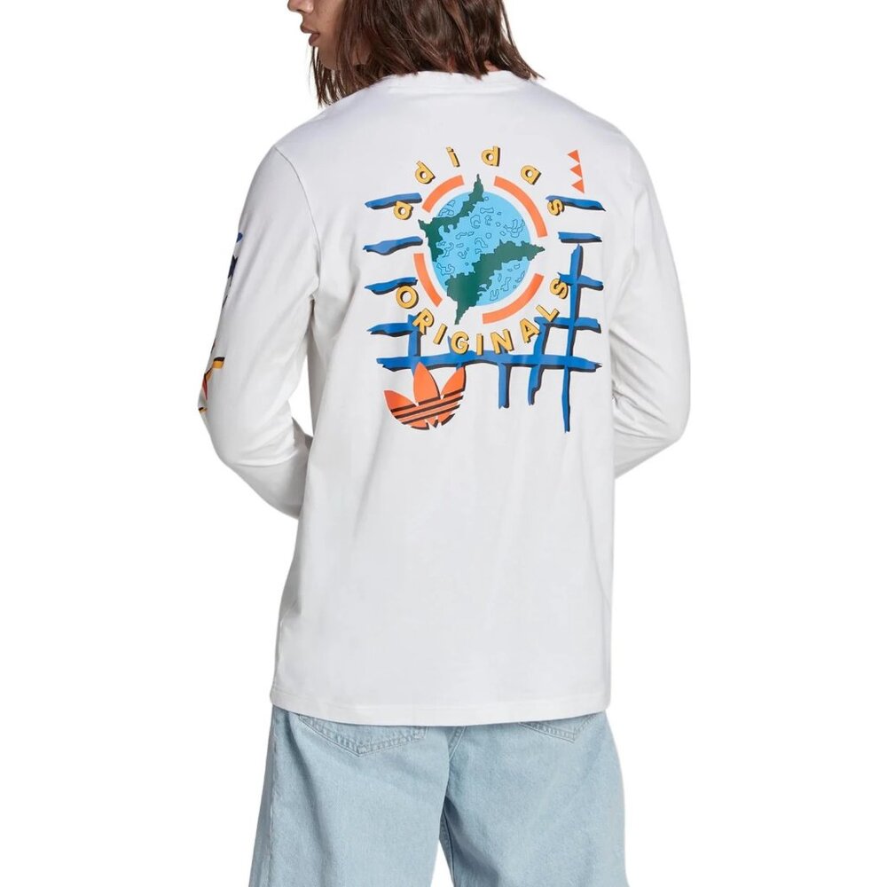 Adidas Wander Hour Long Sleeve Tee 'white' - Small NWT